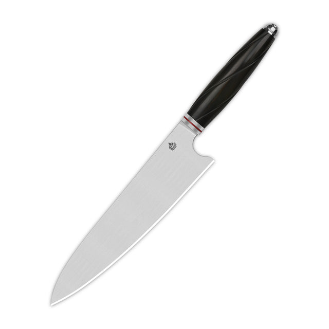 QSP Mulan Series kitchen knife with 14C28N blade and ebony wood handle