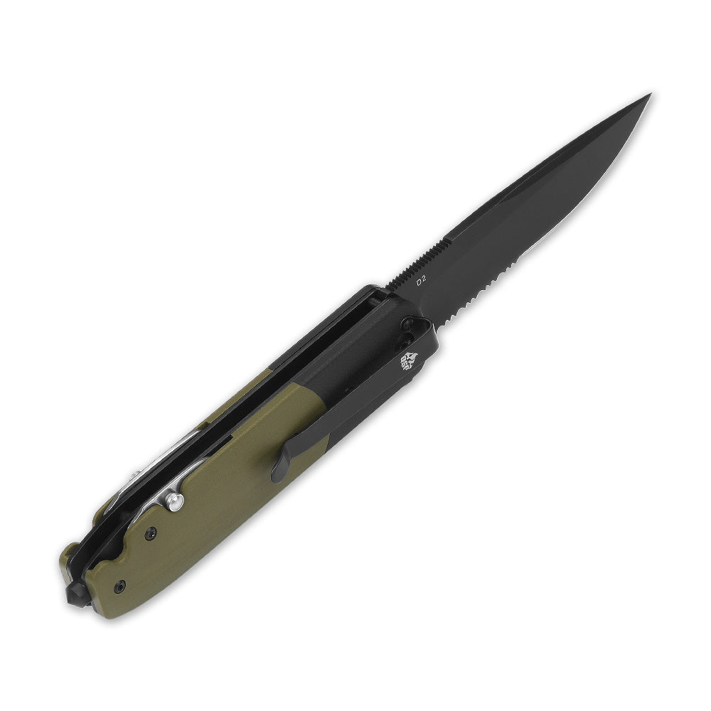 QSP Daeva Multi-Functon Pocket Knife D2 blade G10 handle