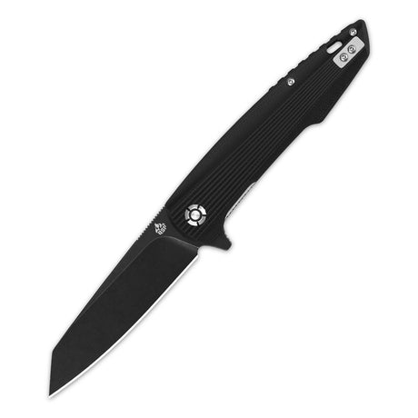 QSP Phoenix Liner Lock Pocket Knife D2 blade Black G10 Handle
