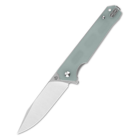 QSP Mamba V2 pocket knife with jade G10 handle and D2 blade