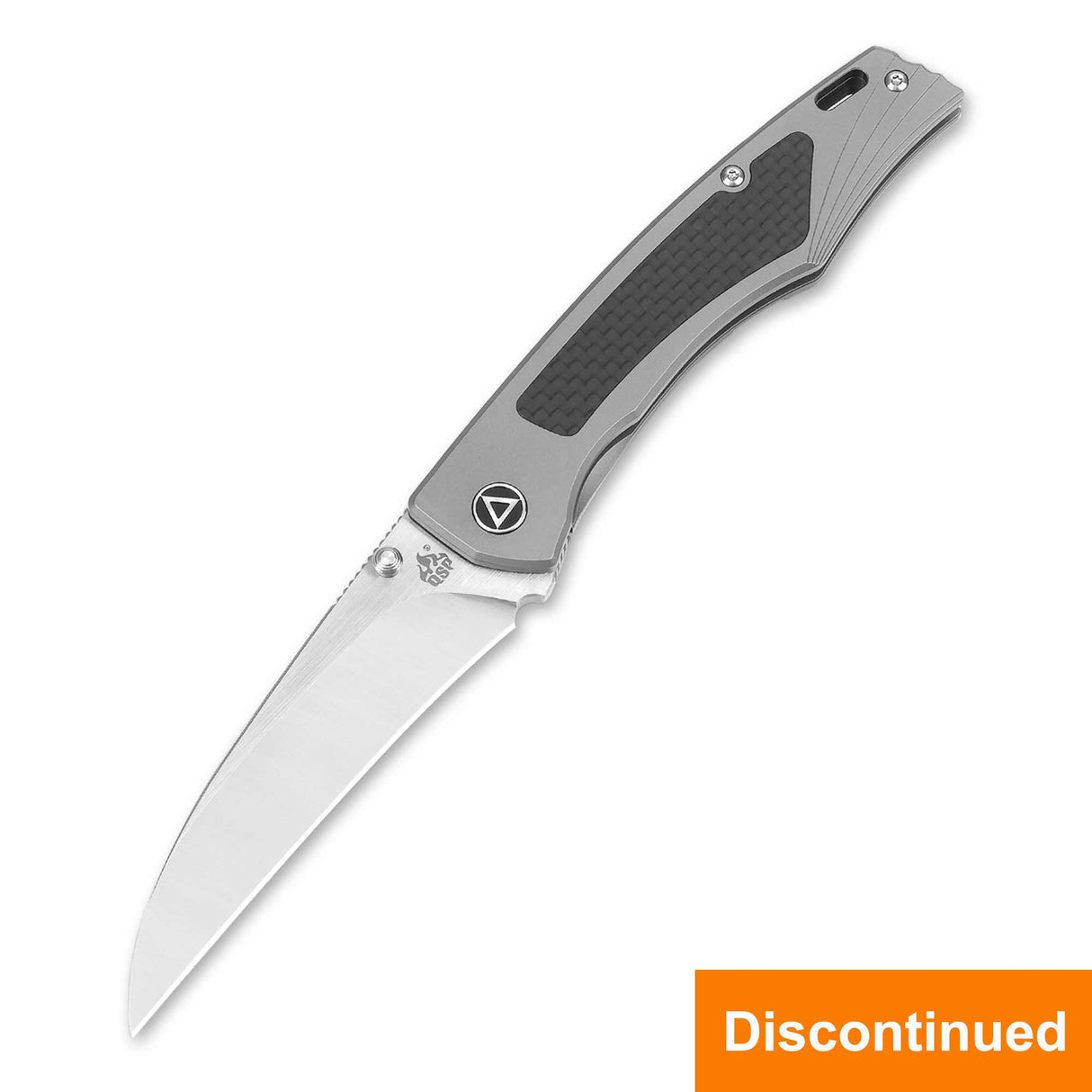 QSP Songbird pocket knife with titanium handle and CPM S35VN blade, discontinued