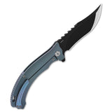 QSP Kylin Frame Lock Pocket Knife CPM S35VN Blade Titanium Handle