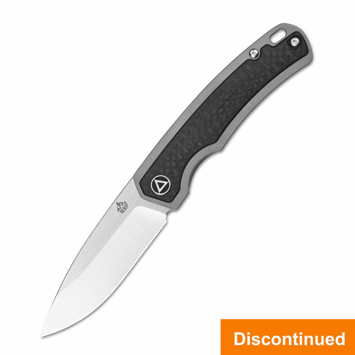 QSP Puffin pocket knife with CPM S35VN blade and carbon fiber inlay - Discontinued model