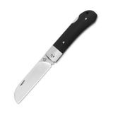 QSP Worker Lock Back Pocket Knife Böhler N690 Blade Black G10 Handle