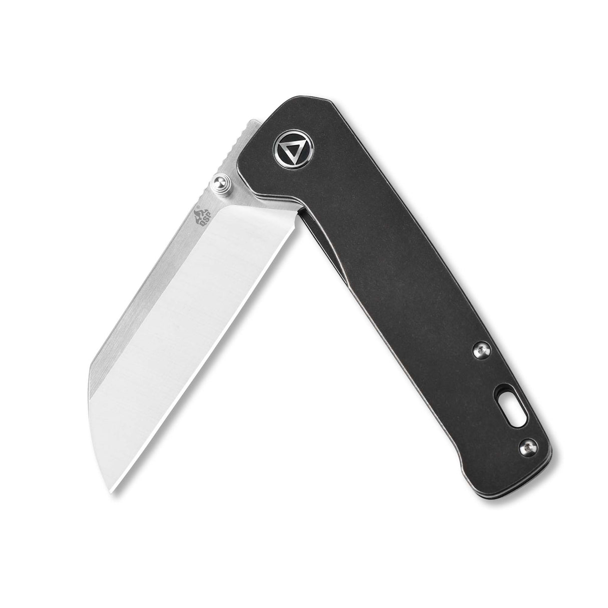 Compact QSP Penguin pocket knife with stainless steel 154CM blade and black handle