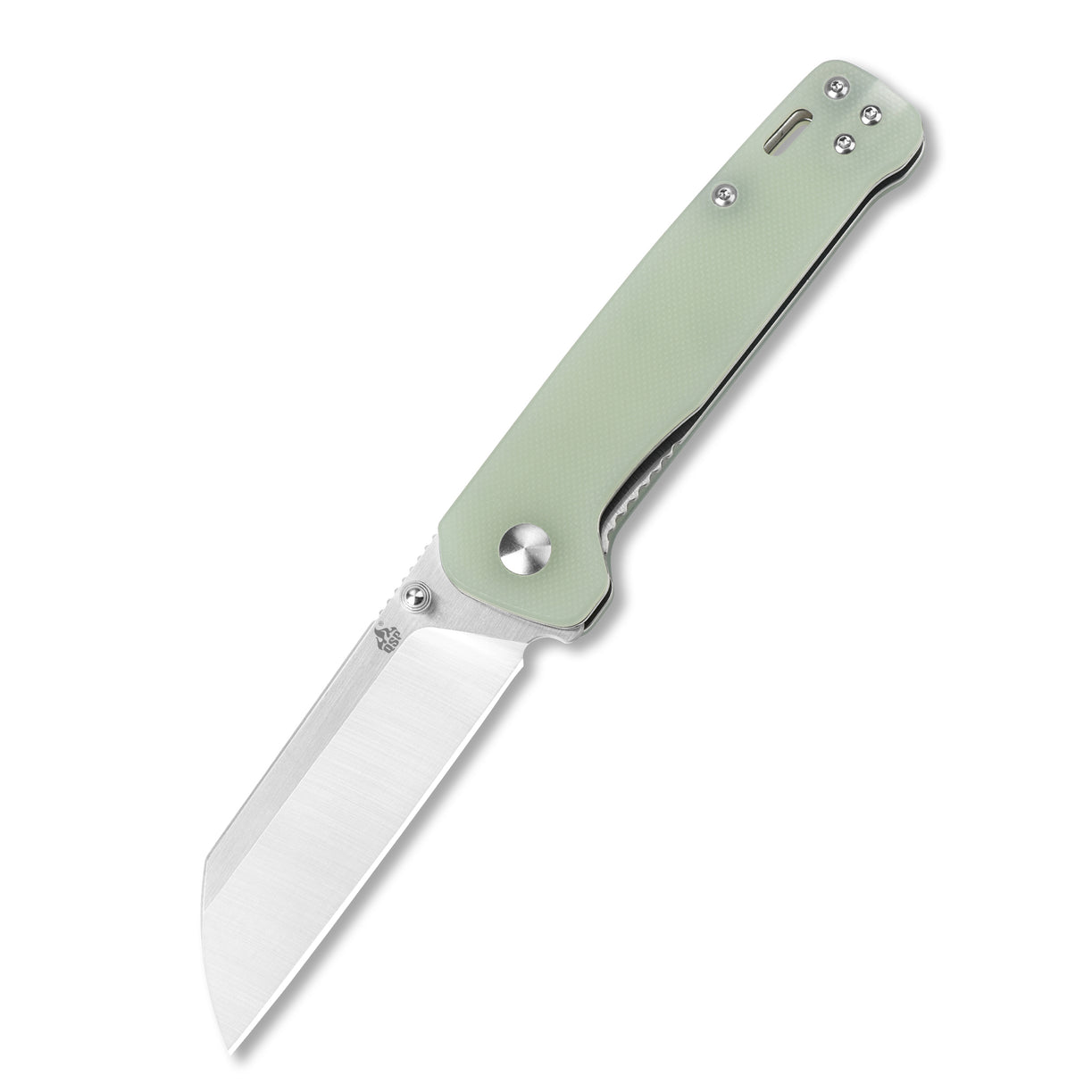 QSP Penguin Pocket Knife with Jade G10 Handle and D2 Blade