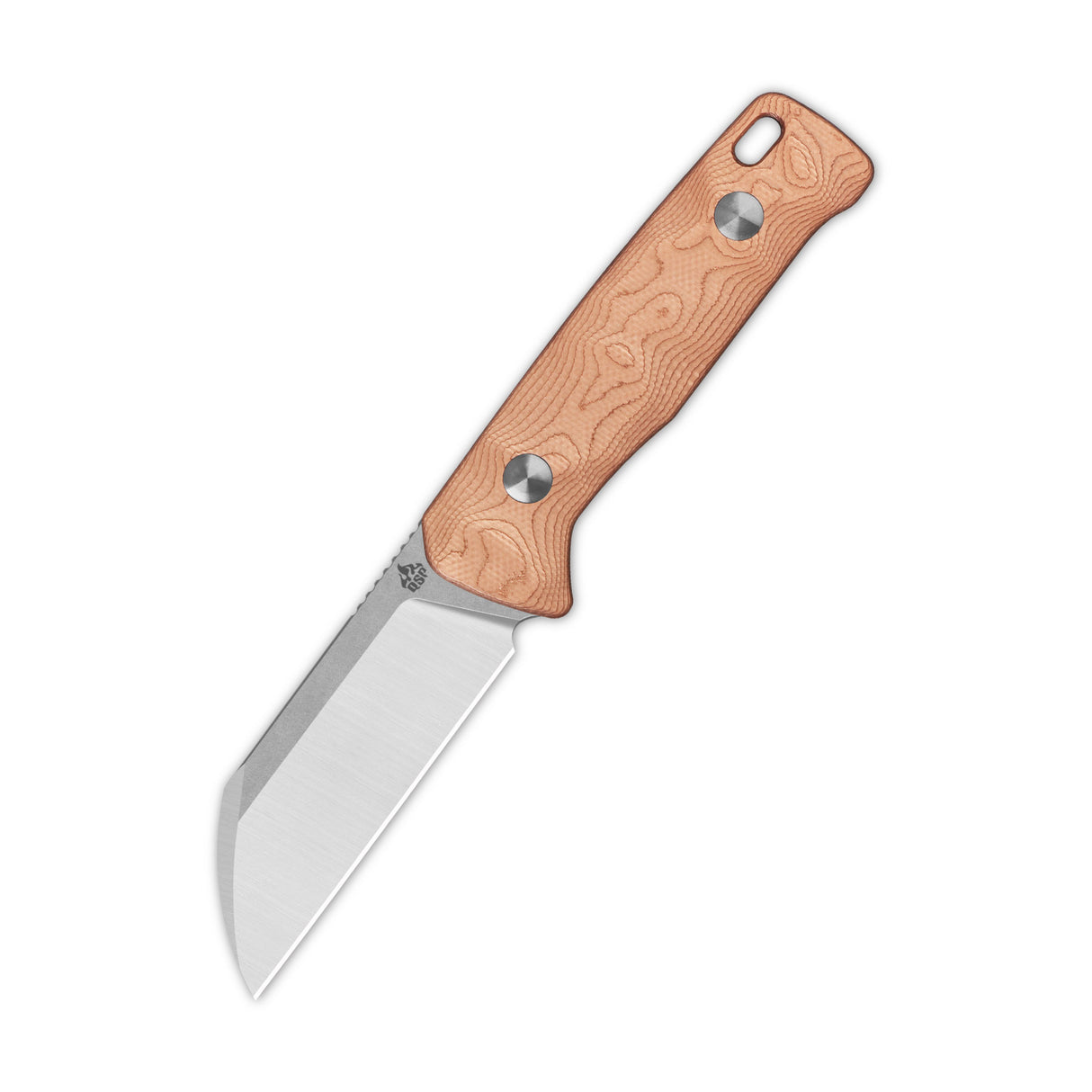 QSP Baby Penguin 14C28N blade G10 with copper foil handle with Clip Slip sheath