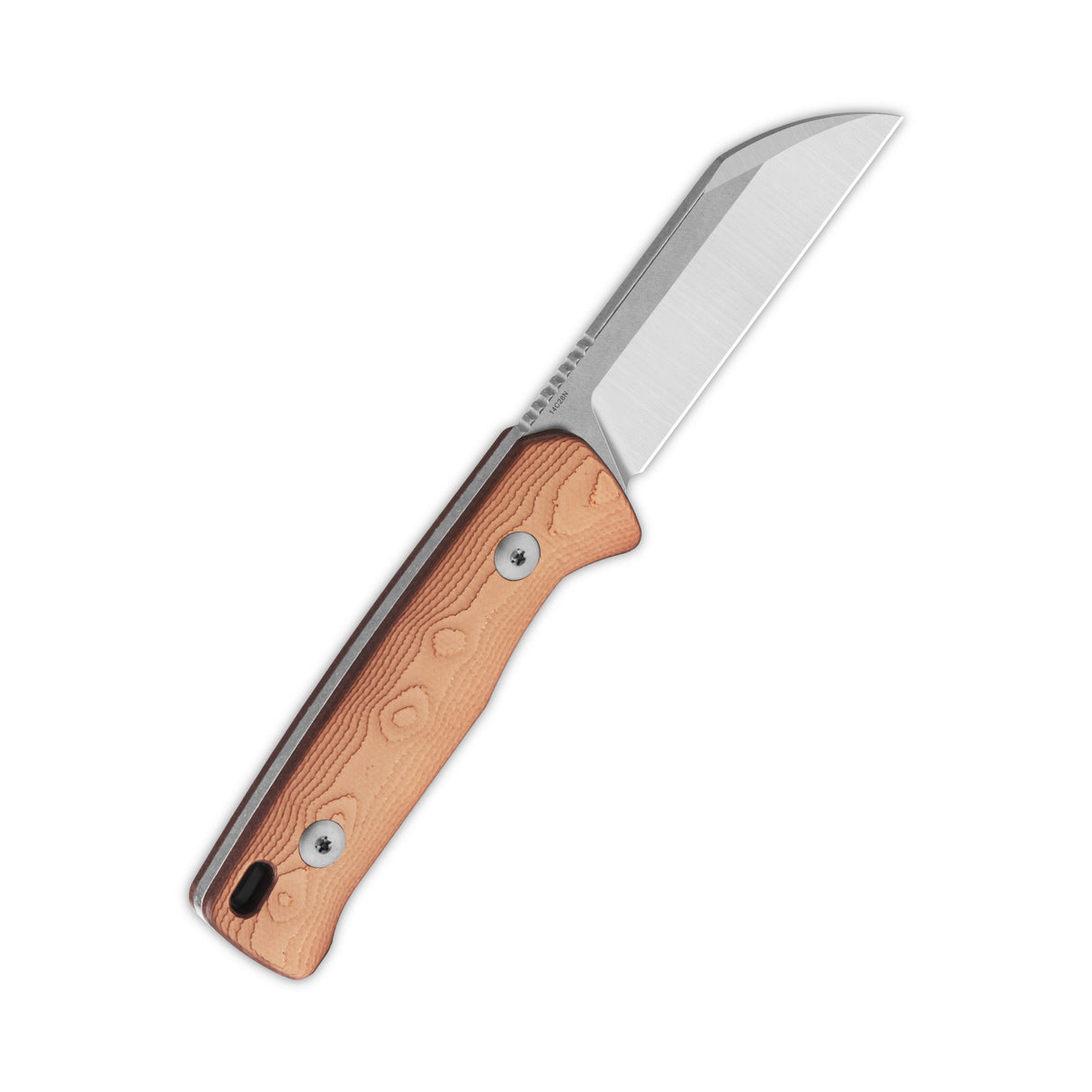QSP Baby Penguin 14C28N blade G10 with copper foil handle with Clip Slip sheath