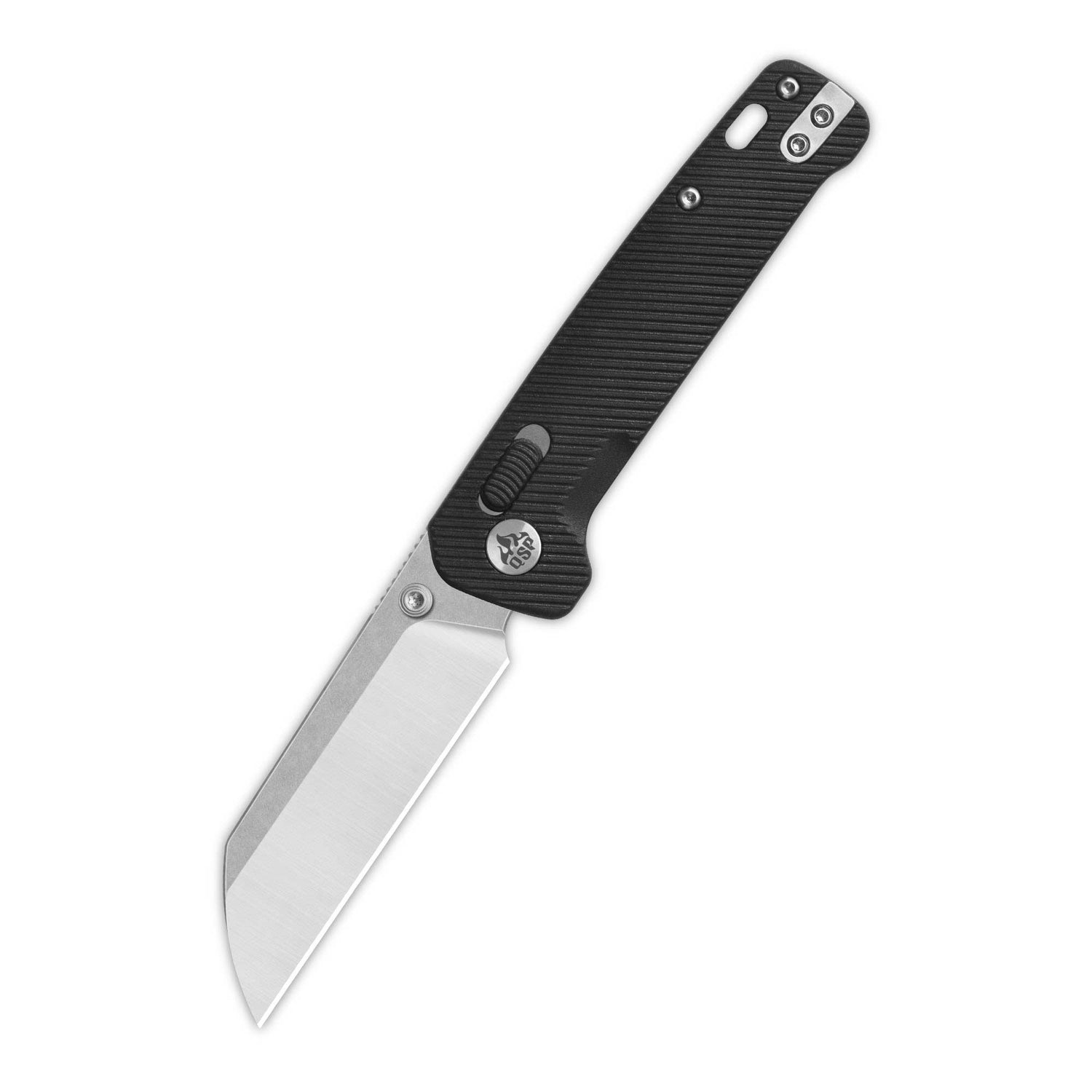 QSP Penguin Glyde Lock Pocket Knife 14C28N Blade Black FRN Handle