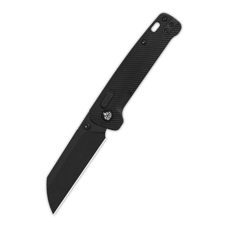 QSP Penguin Glyde Lock Pocket Knife 14C28N Blade Black FRN Handle
