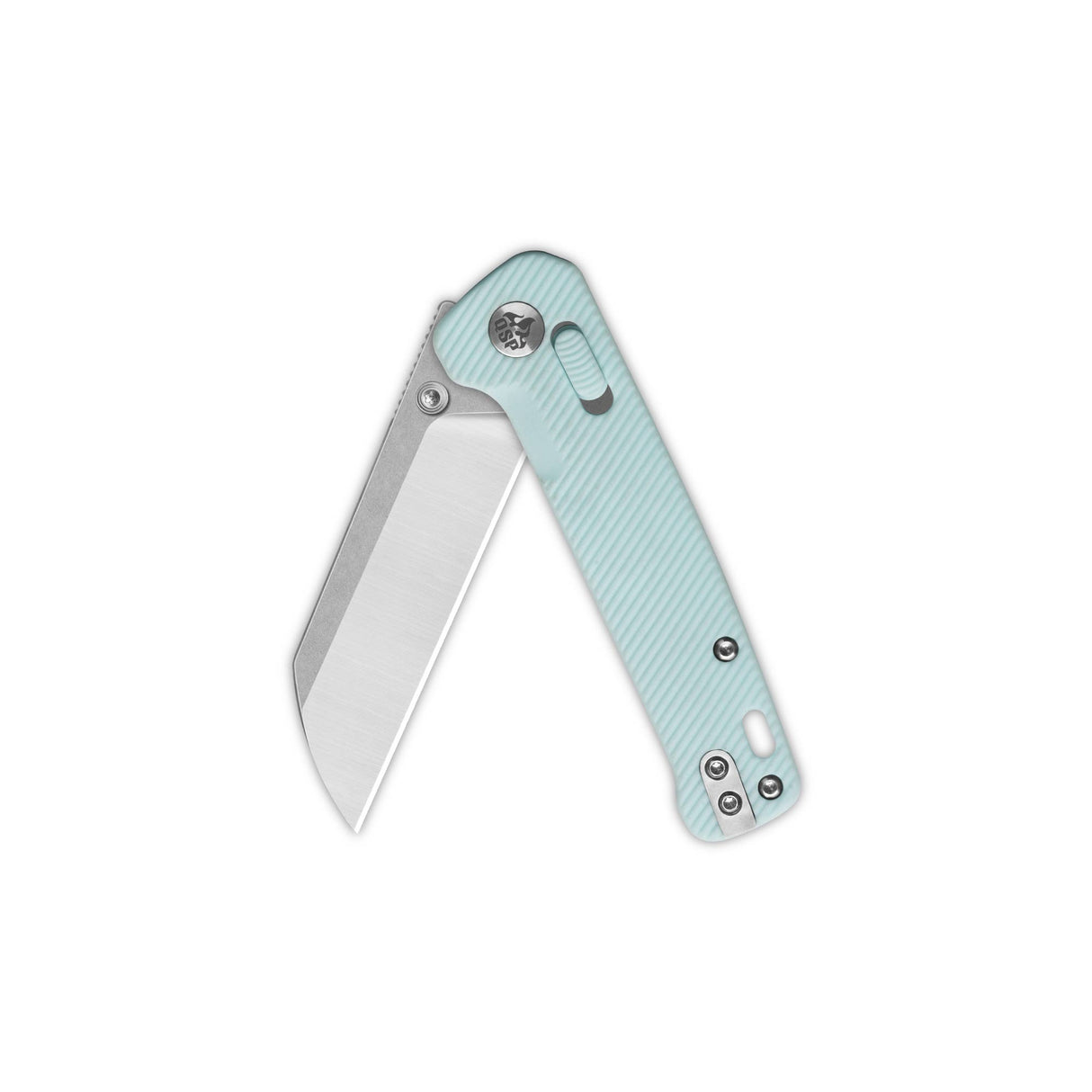 QSP Penguin Glyde Lock Pocket Knife 14C28N Blade Ice Cream Blue FRN Handle