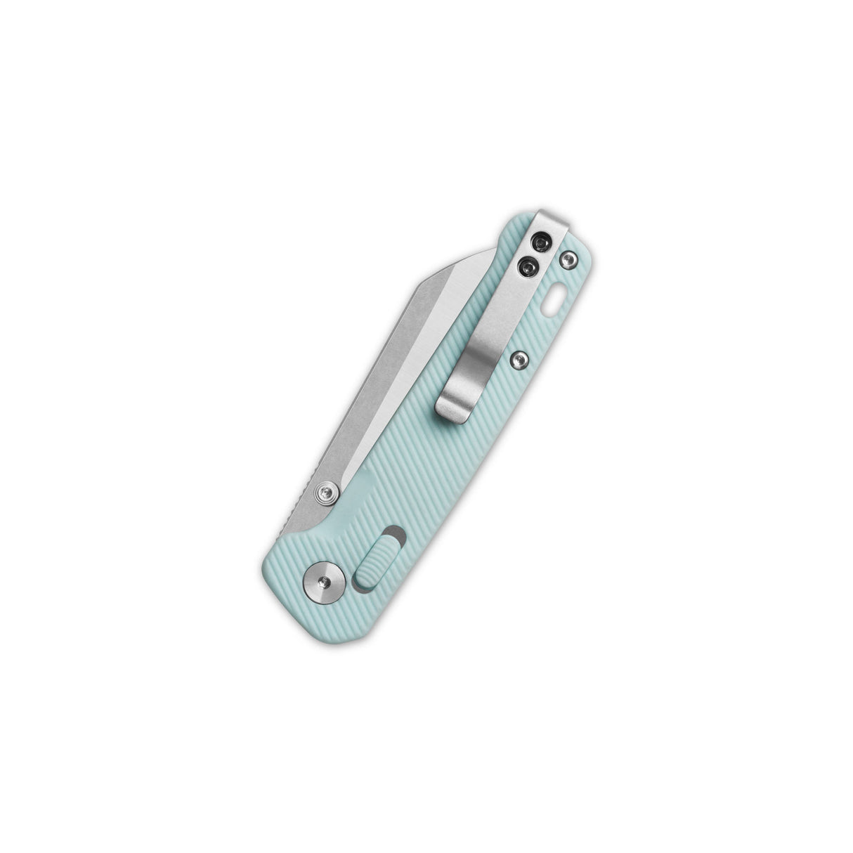 QSP Penguin Glyde Lock Pocket Knife 14C28N Blade Ice Cream Blue FRN Handle