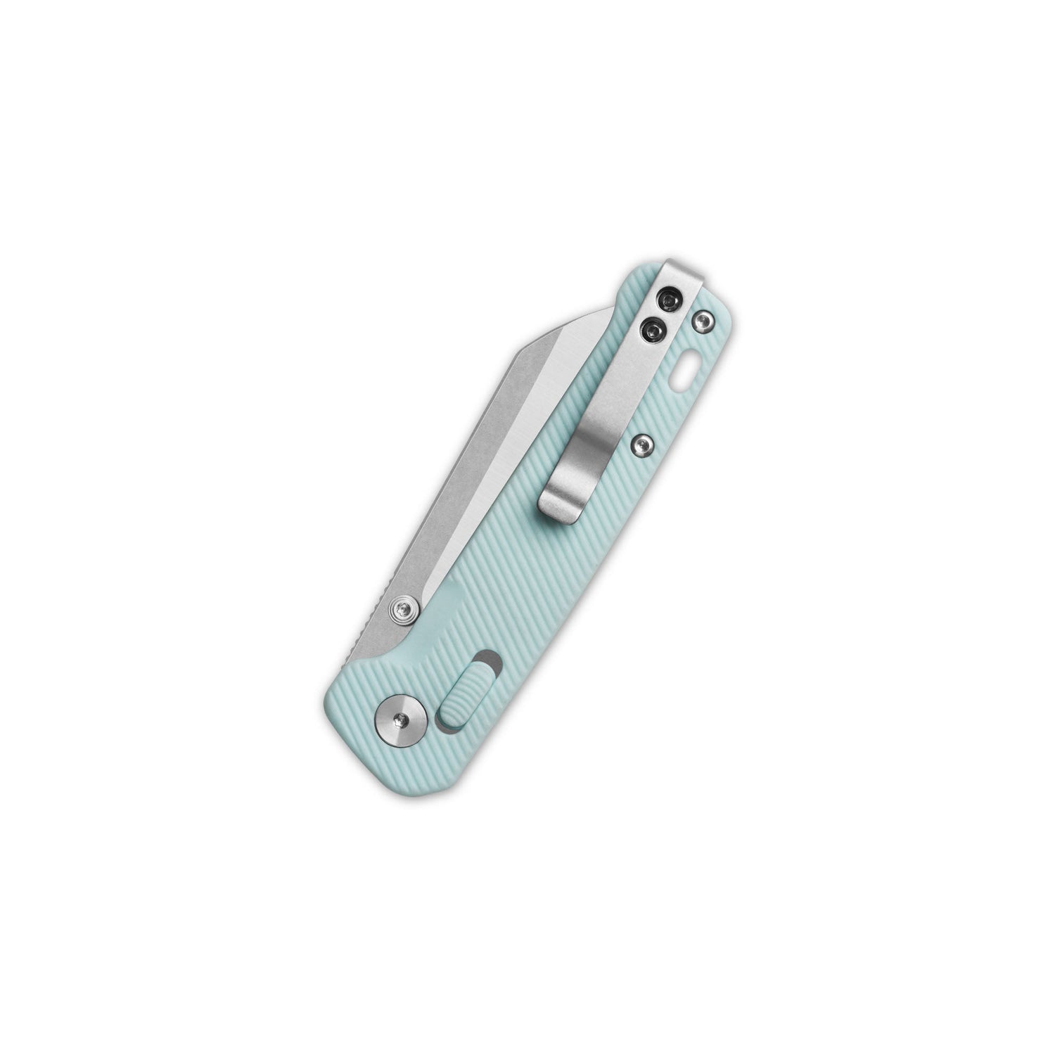 QSP Penguin Glyde Lock Pocket Knife 14C28N Blade Ice Cream Blue FRN Handle