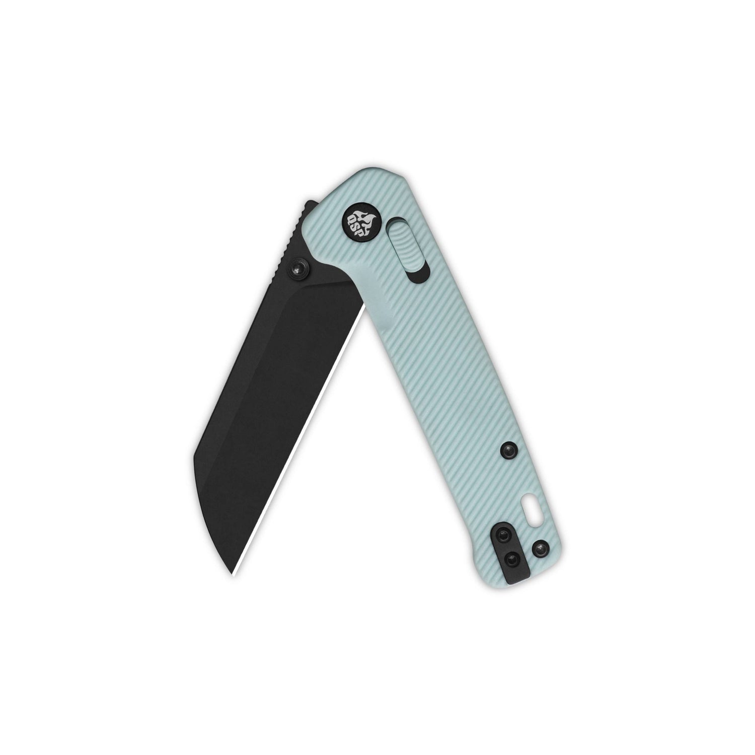 QSP Penguin Glyde Lock Pocket Knife 14C28N Blade Ice Cream Blue FRN Handle