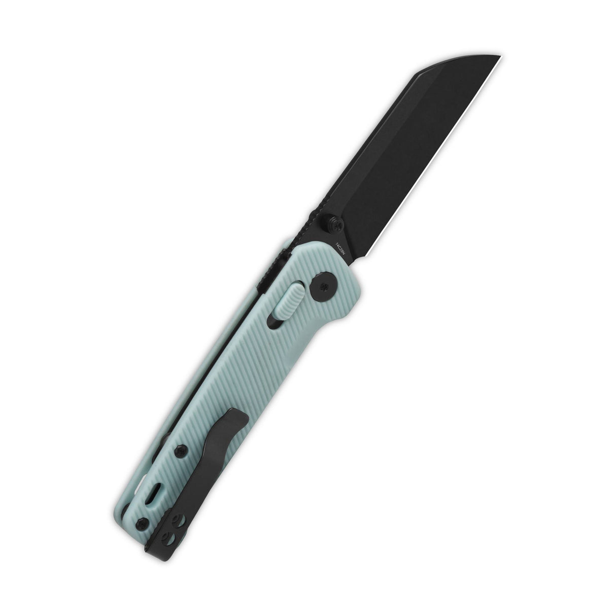 QSP Penguin Glyde Lock Pocket Knife 14C28N Blade Ice Cream Blue FRN Handle