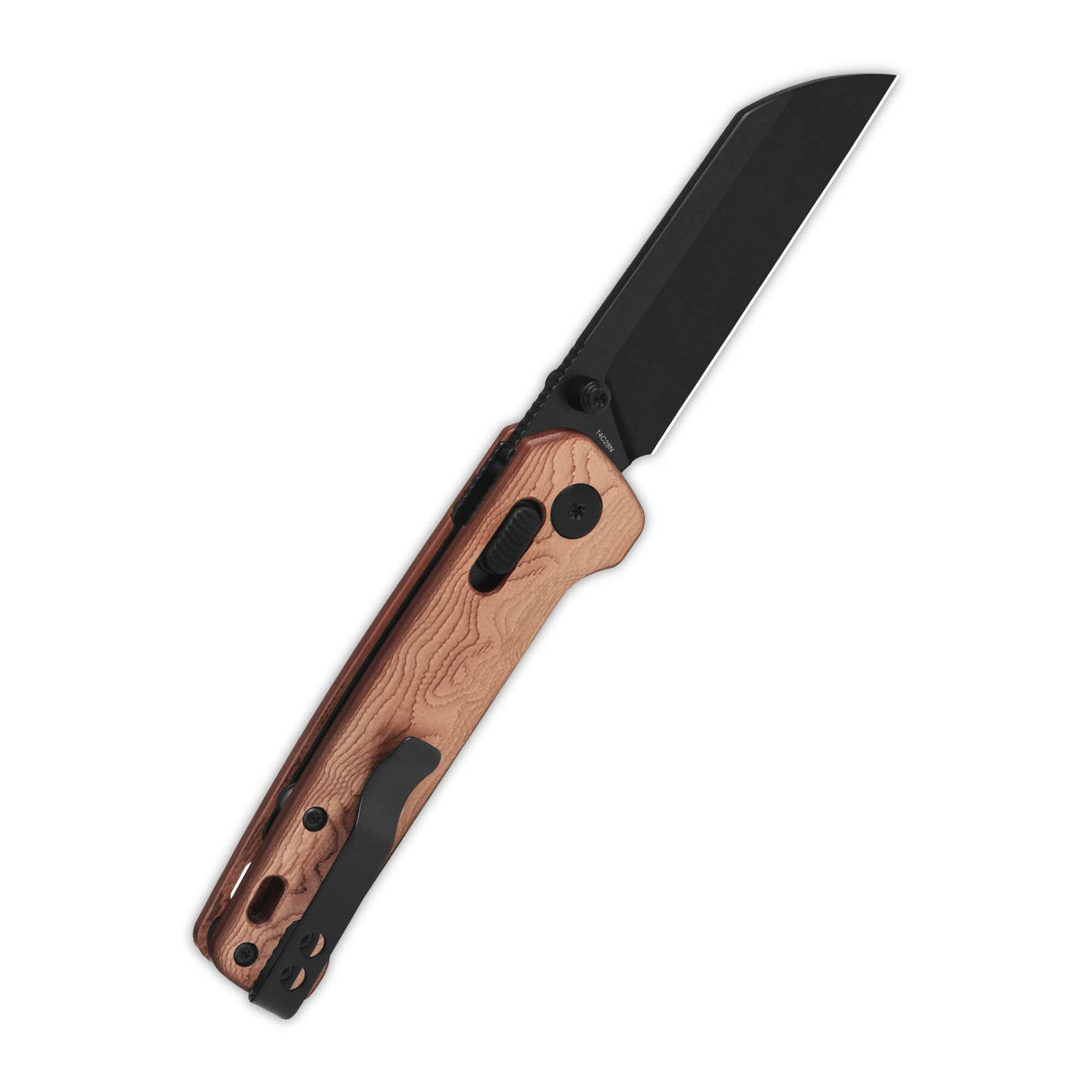 QSP Penguin Glyde Lock Pocket Knife 14C28N Blade G10 with Copper Foil Handle