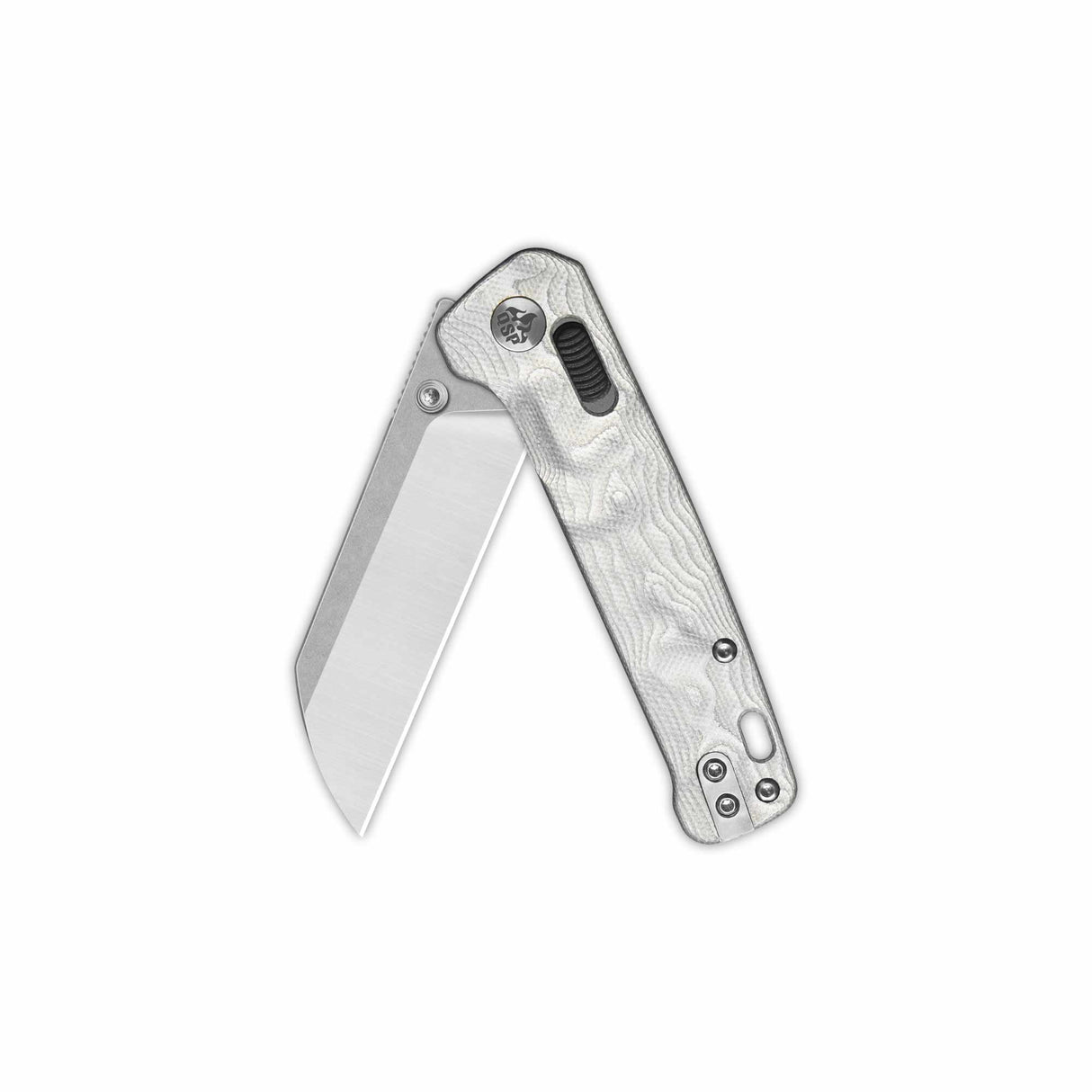 QSP Penguin Glyde Lock Pocket Knife 14C28N Blade G10 with Aluminum Foil Handle