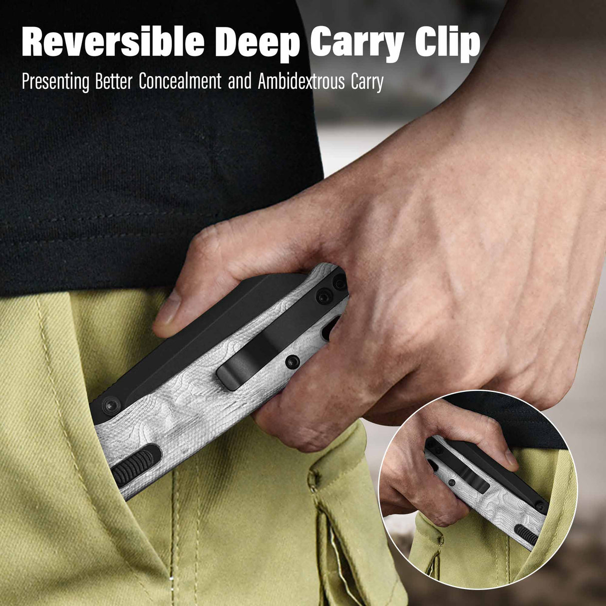 QSP Penguin Glyde Lock Pocket Knife 14C28N Blade G10 with Aluminum Foil Handle