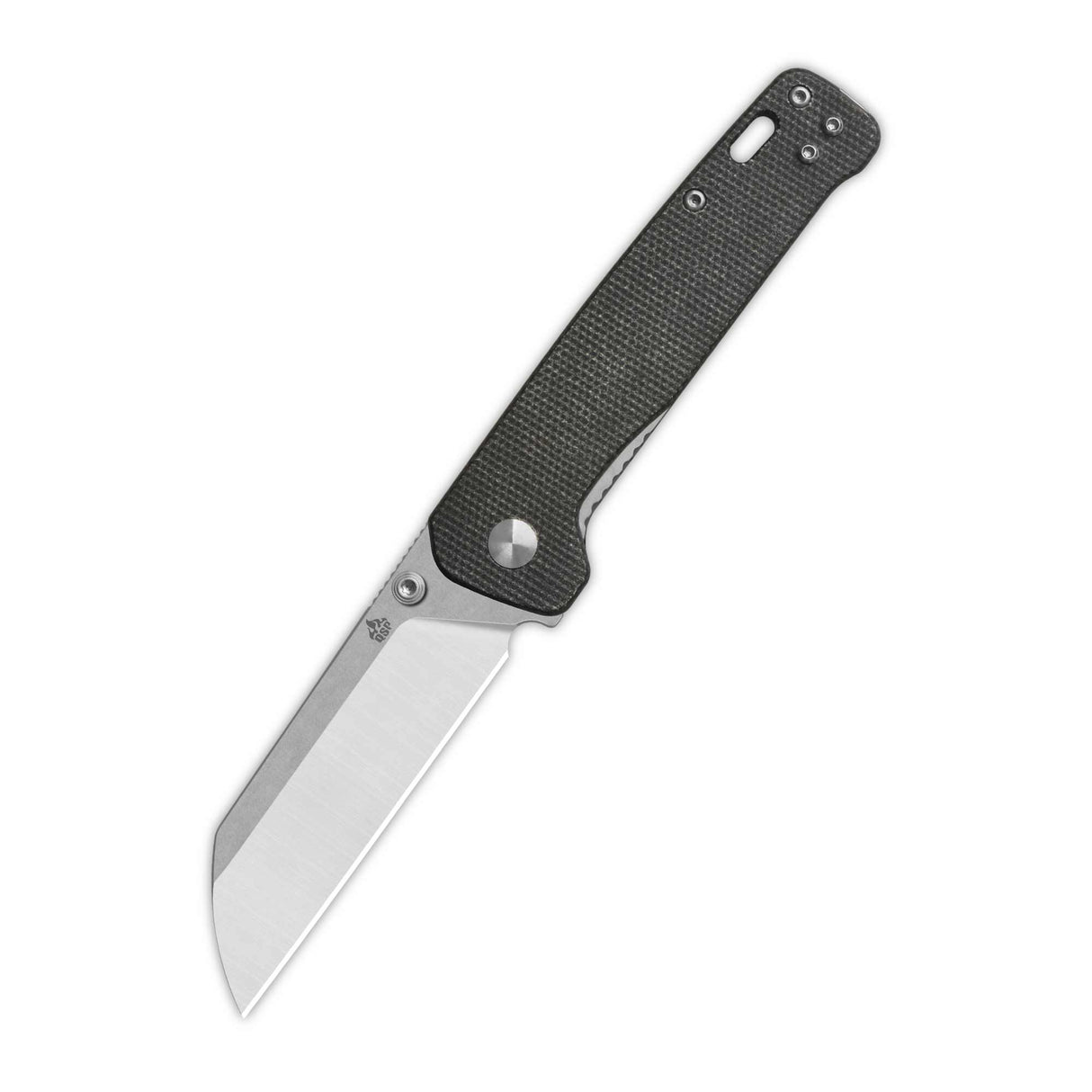 QSP Penguin V2 Liner Lock Pocket Knife D2 blade Dark Brown Micarta handle
