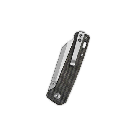 QSP Penguin V2 Liner Lock Pocket Knife D2 blade Dark Brown Micarta handle
