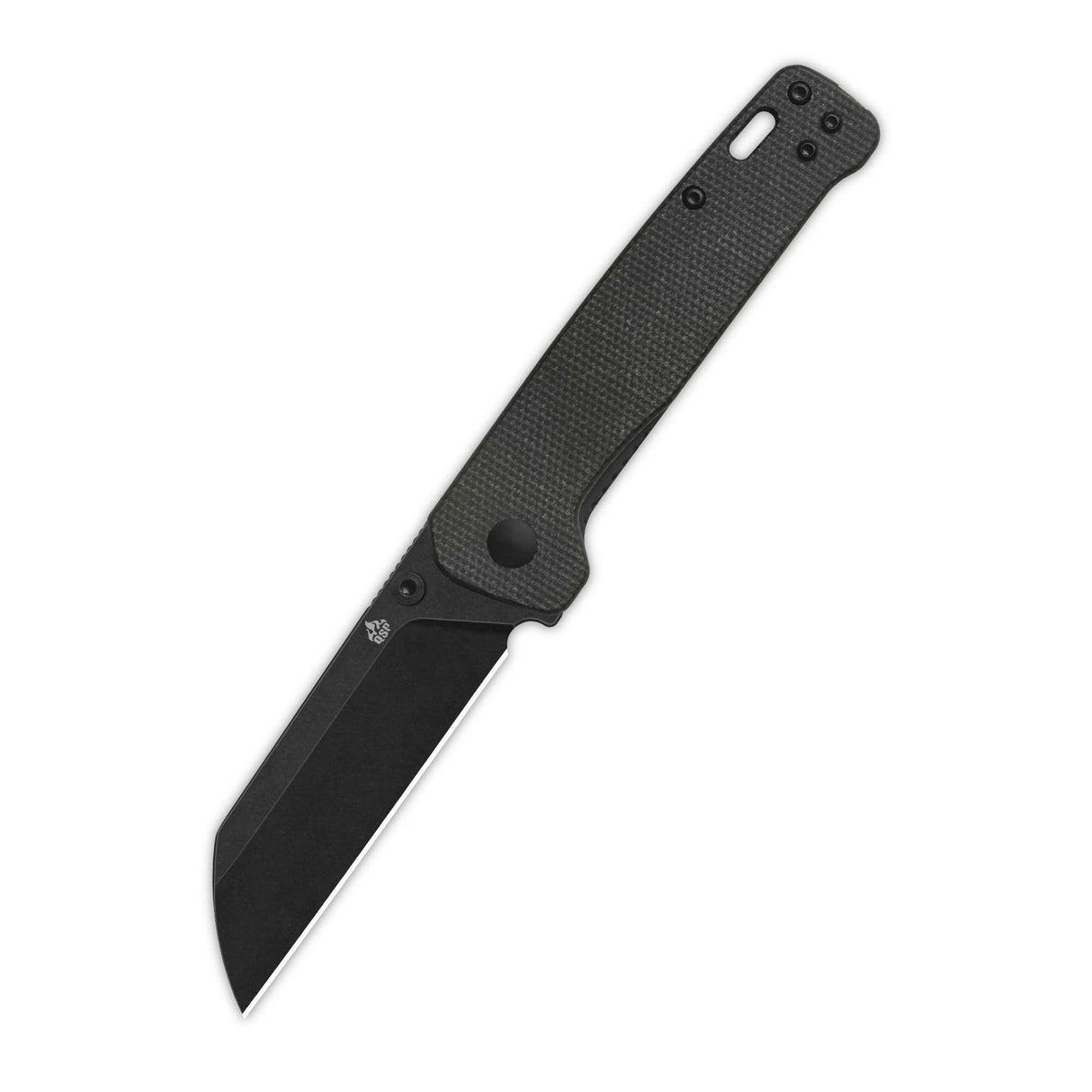 QSP Penguin V2 Liner Lock Pocket Knife D2 blade Dark Brown Micarta handle