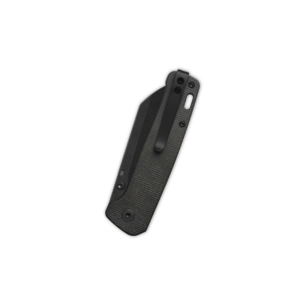 QSP Penguin V2 Liner Lock Pocket Knife D2 blade Dark Brown Micarta handle