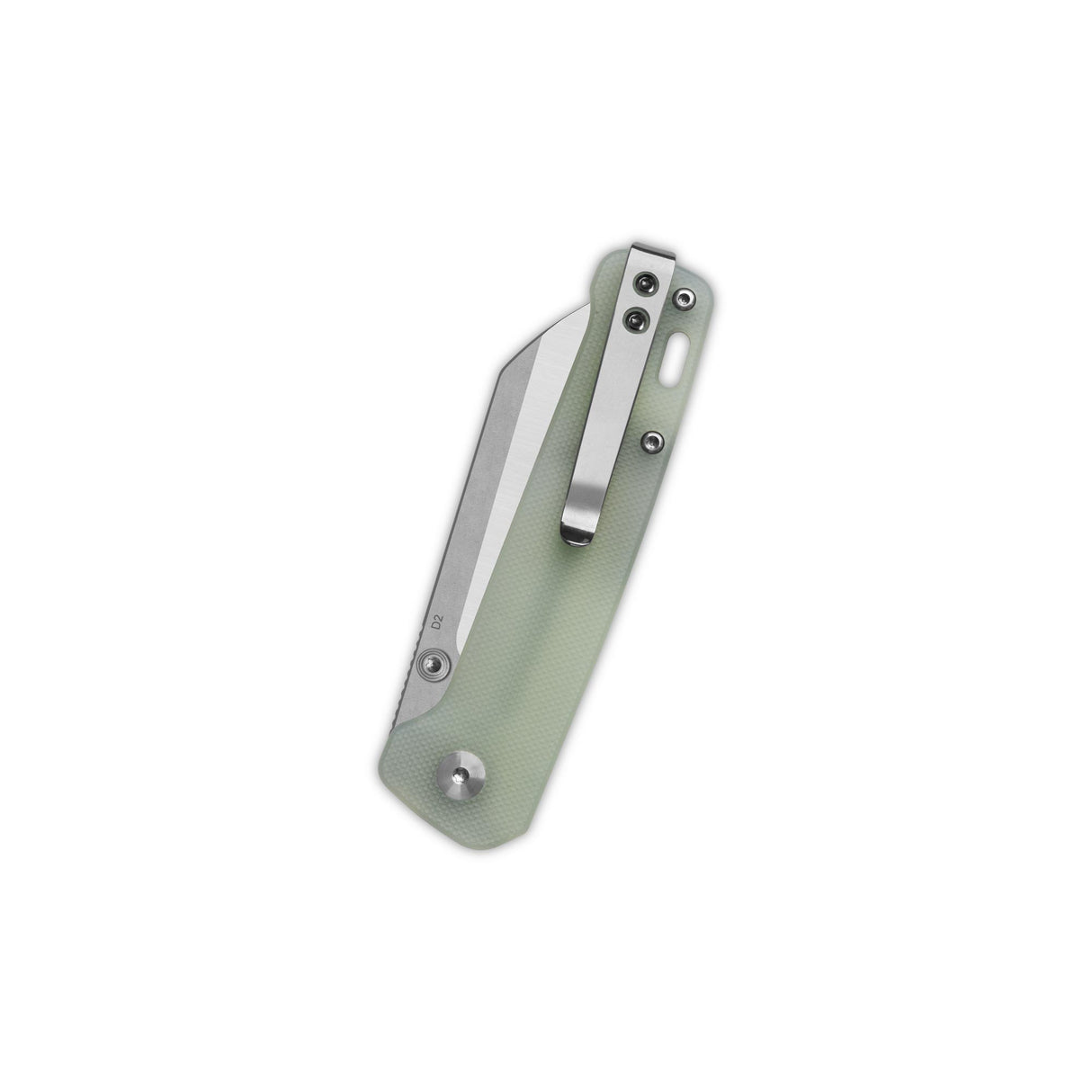 QSP Penguin V2 Liner Lock Pocket Knife D2 blade Jade G10 handle