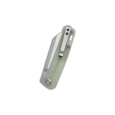 QSP Penguin V2 Liner Lock Pocket Knife D2 blade Jade G10 handle