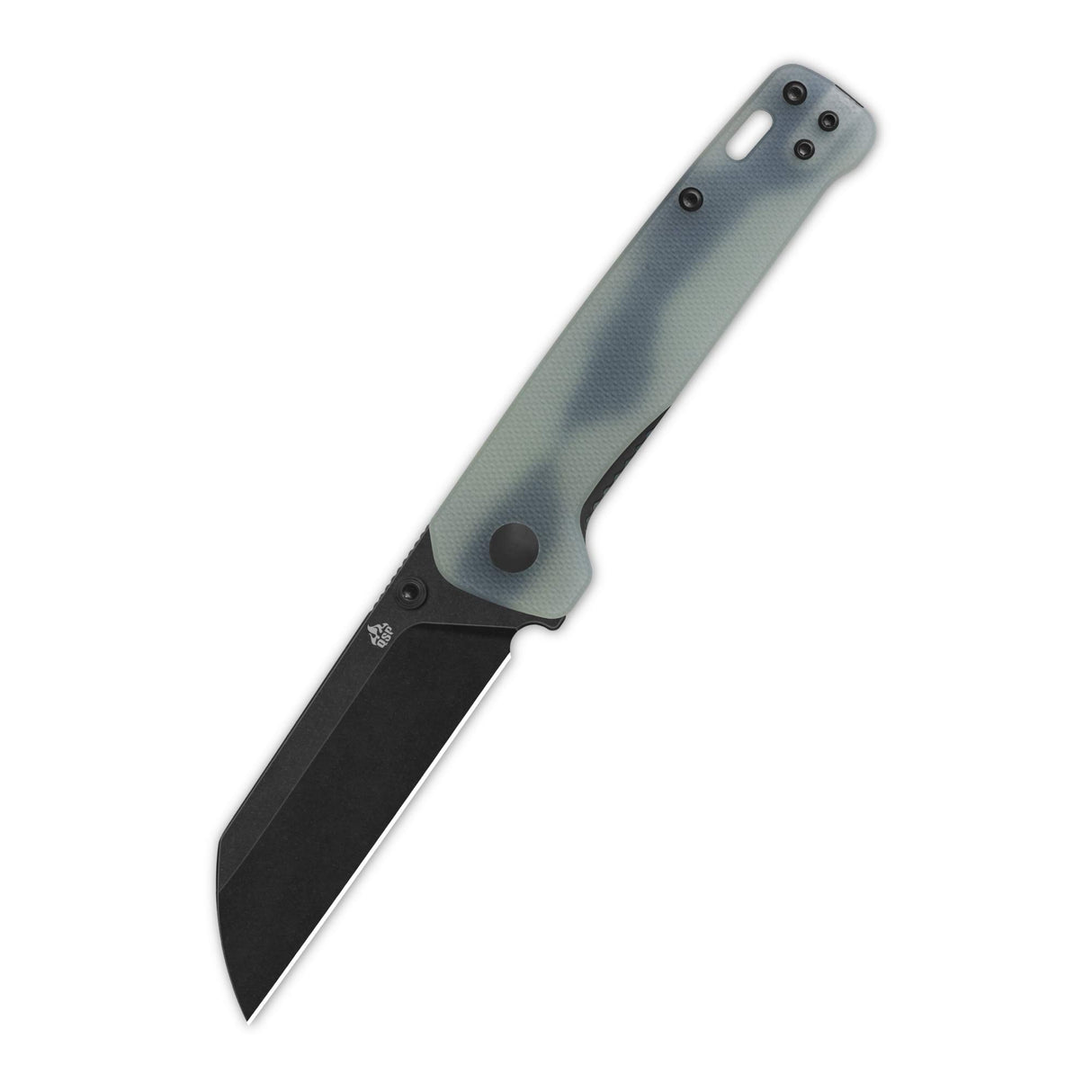 QSP Penguin V2 Liner Lock Pocket Knife D2 blade Jade G10 handle