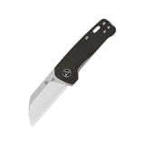 QSP Penguin Mini Liner Lock Pocket Knife 14C28N Blade Micarta Handle
