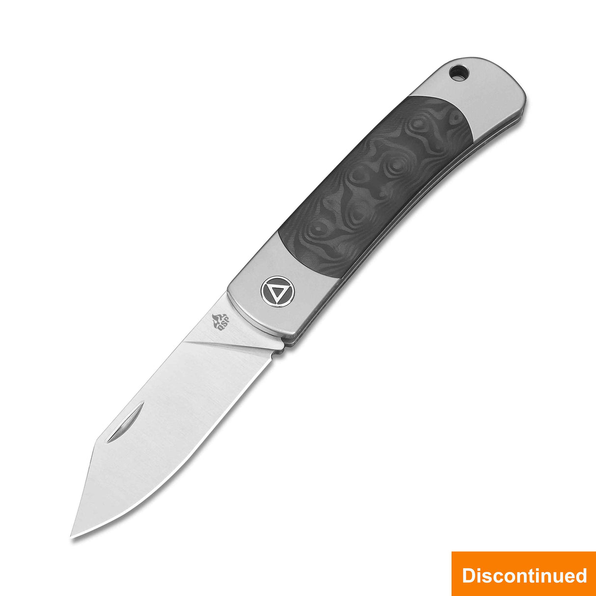 QSP Falcon slip joint pocket knife, S35VN blade, titanium handle, discontinued