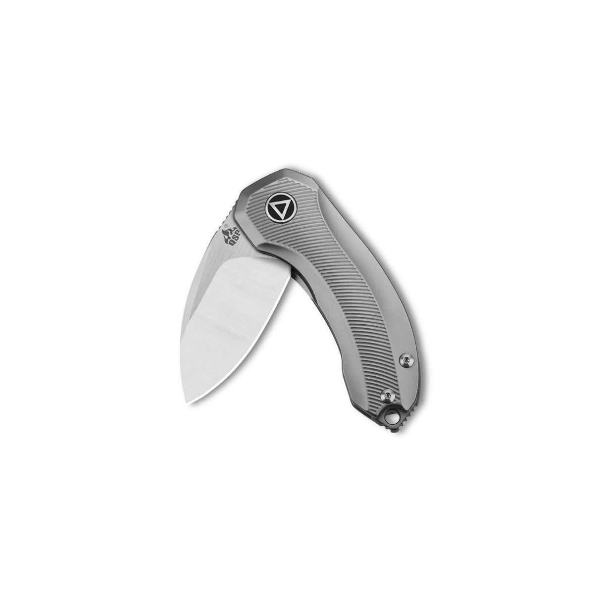 QSP Hamster pocket knife featuring titanium handle and S35VN blade