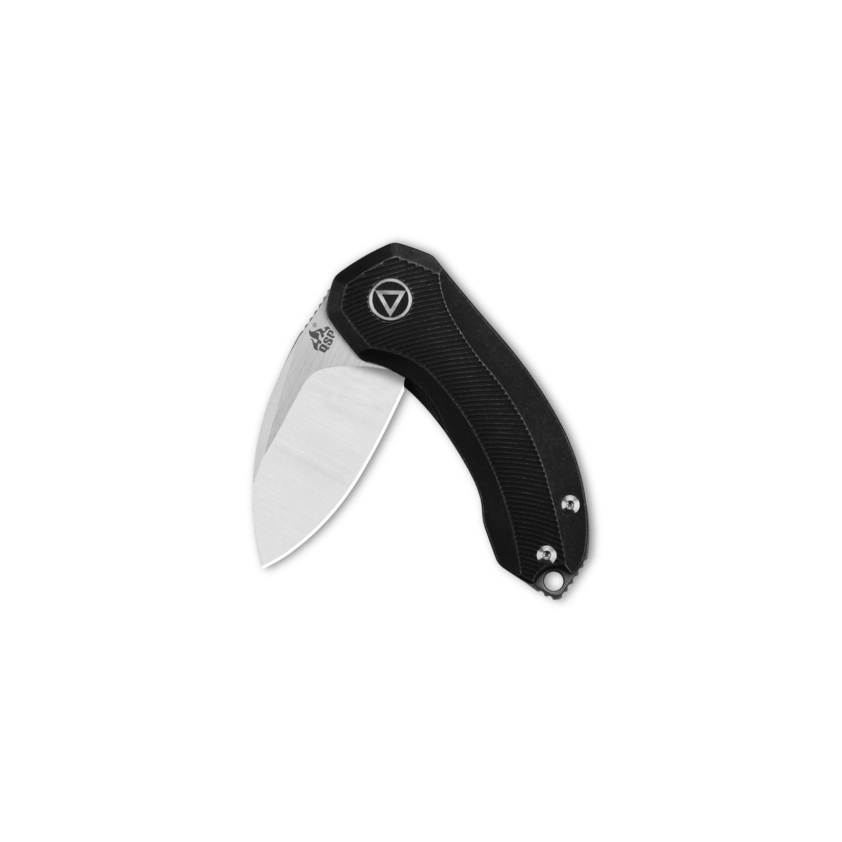 QSP Hamster pocket knife with G10 handle and drop point S35VN blade, folded.