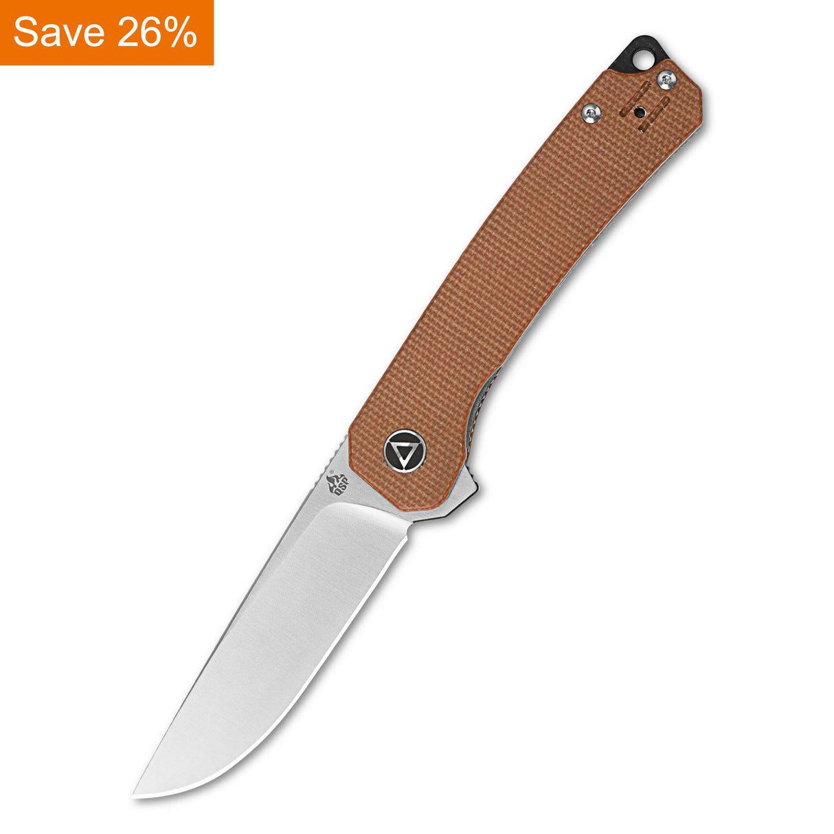 QSP Osprey Liner Lock Pocket Knife 14C28N Blade Micarta Handle