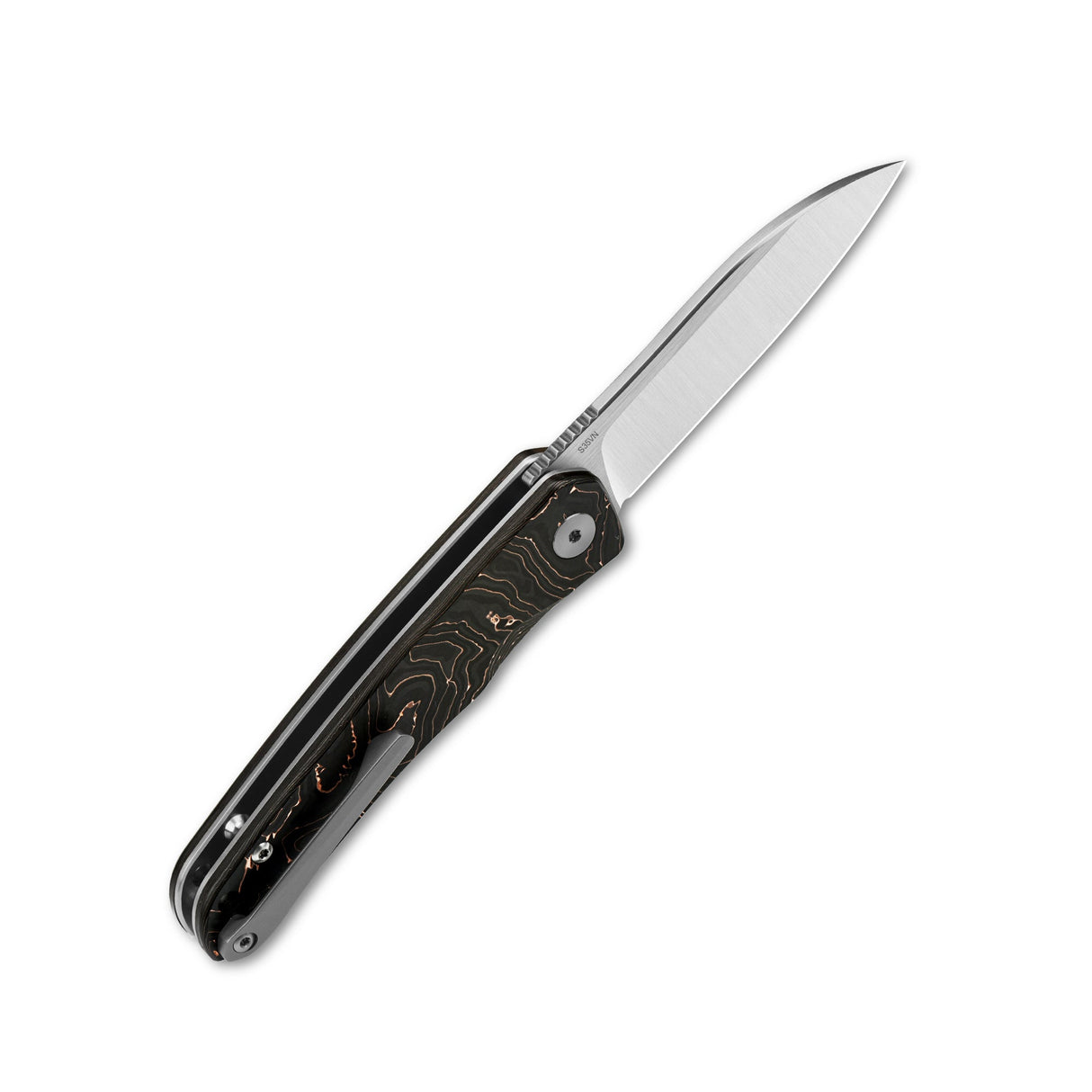 QSP Otter pocket knife with sleek design and durable carbon fiber handle