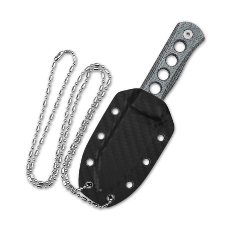 Kydex sheath for QSP Canary neck knife with chain
