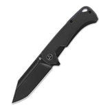 QSP Rhino Pocket Knife Böhler M390 Flat Blade  Titanium Handle