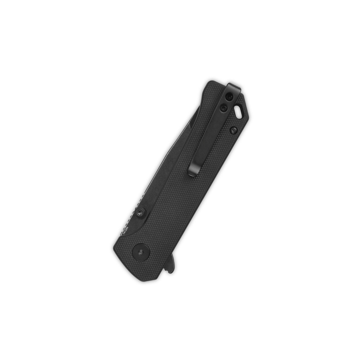 QSP Grebe T Button Lock Pocket Knife 14C28N blade Black G10 Handle