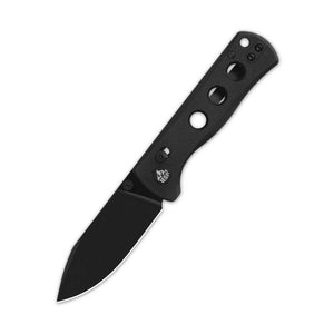 QSP Canary Glyde Lock Pocket Knife with black G10 handle and 14C28N blade