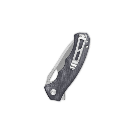 Gorilla pocket knife with 14C28N blade and black micarta handle design