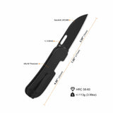 QSP Variant PE Liner Lock Pocket Knife 14C28N Blade Ti Handle
