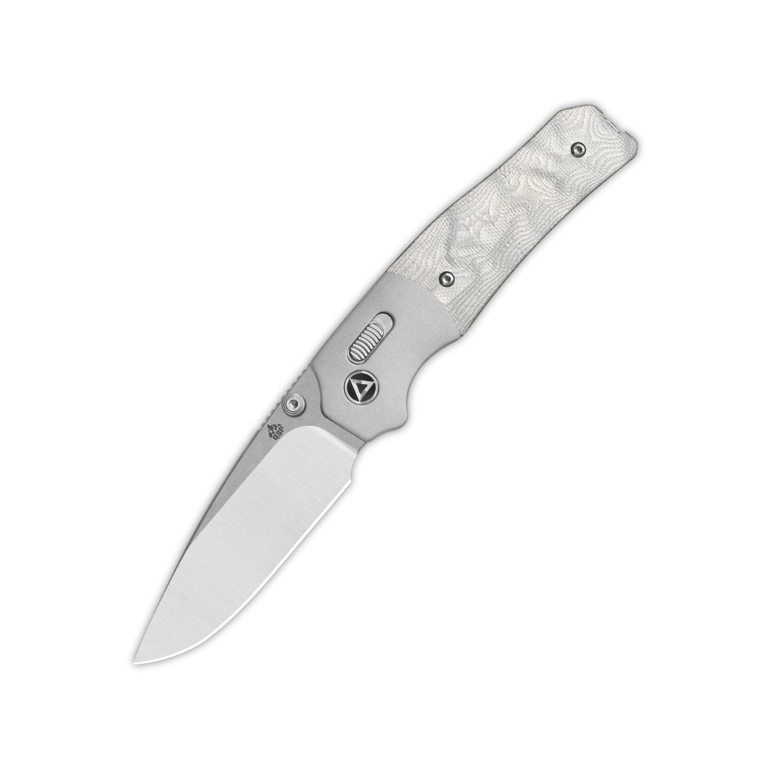 QSP Vault Glyde Lock Pocket Knife 14C28N Blade G10 with Aluminum Foil Handle