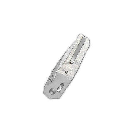 QSP Vault Glyde Lock Pocket Knife 14C28N Blade G10 with Aluminum Foil Handle