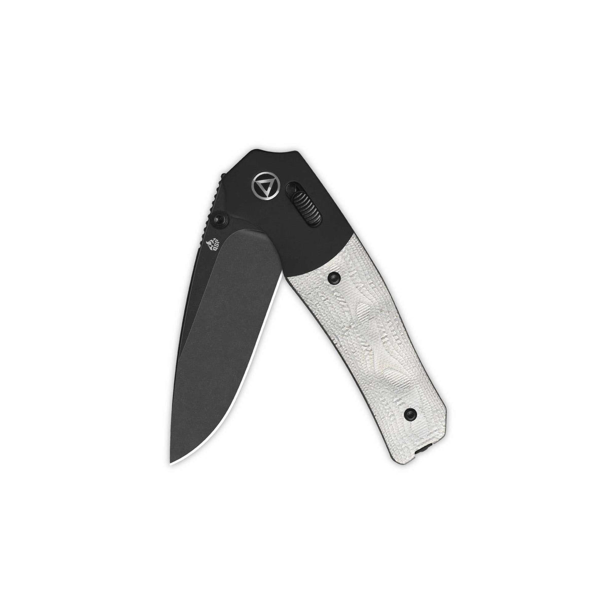 QSP Vault Glyde Lock Pocket Knife 14C28N Blade G10 with Aluminum Foil Handle