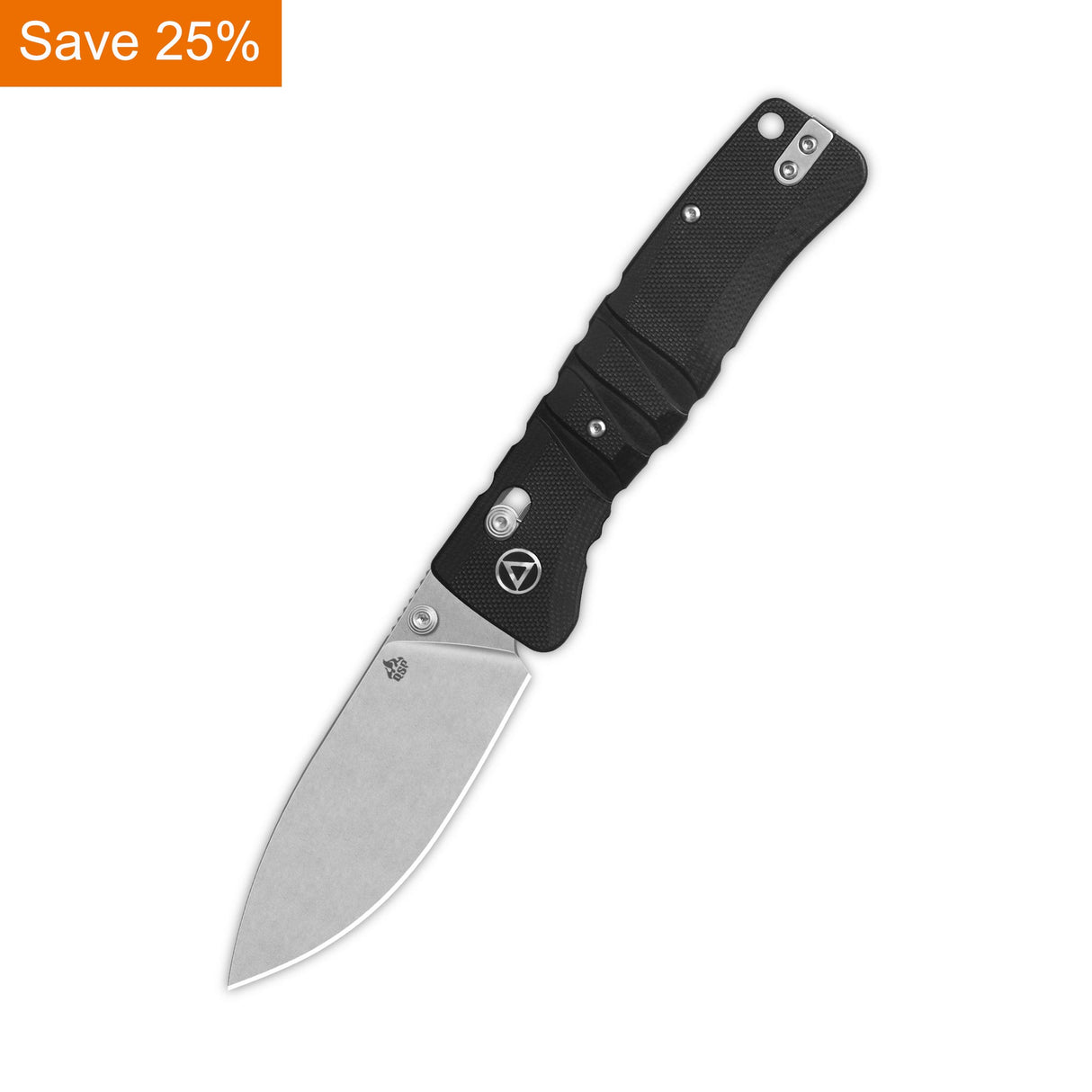 QSP Ripley Glyde Lock Pocket Knife 14C28N Blade Black G10 Handle