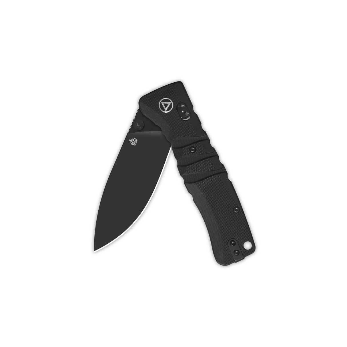 QSP Ripley pocket knife with Glyde lock and black drop point blade