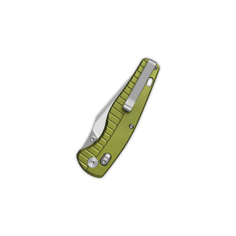 QSP Reptile Glyde Lock Pocket Knife 14C28N Blade Champ OD Green Aluminium Handle