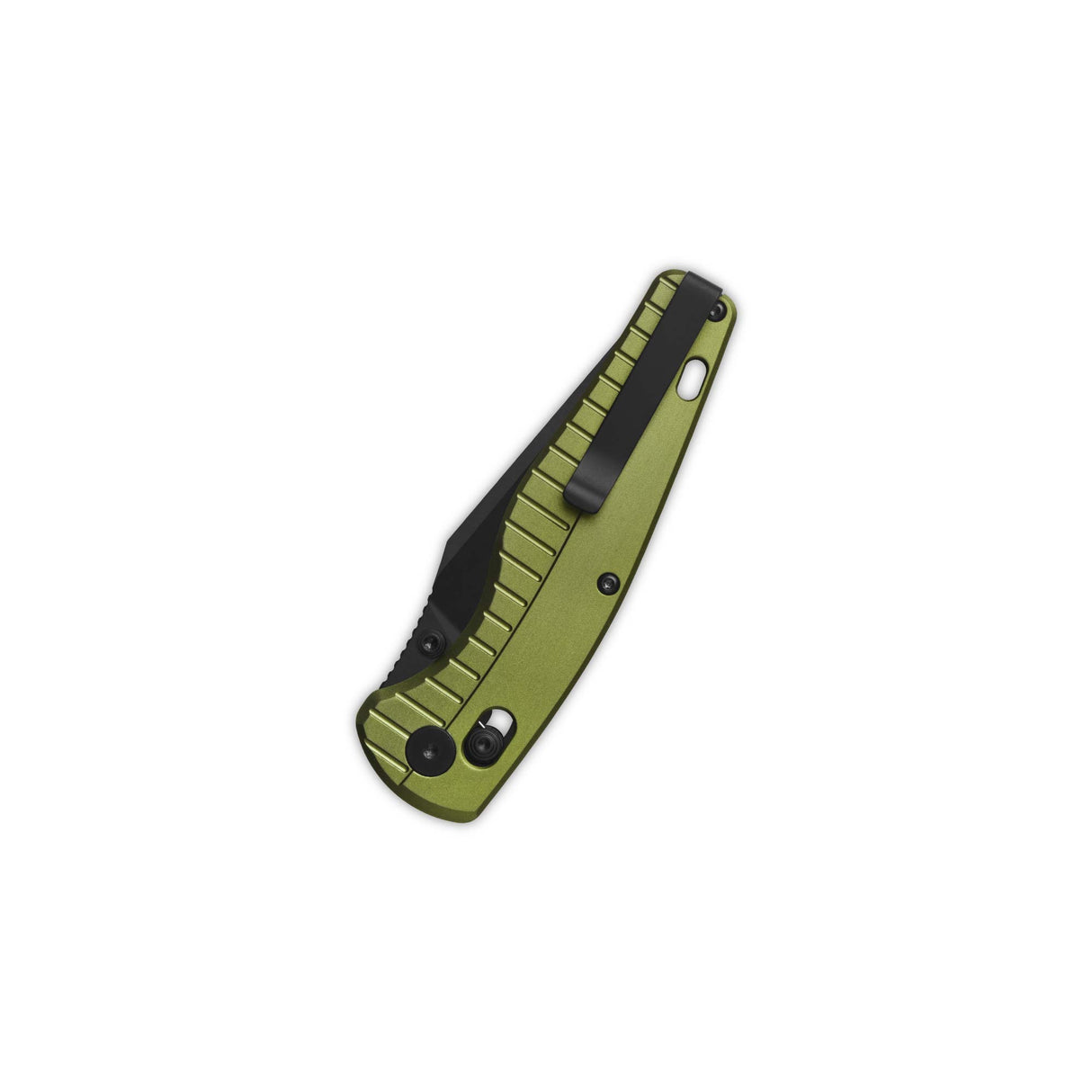 QSP Reptile Glyde Lock Pocket Knife 14C28N Blade Champ OD Green Aluminium Handle