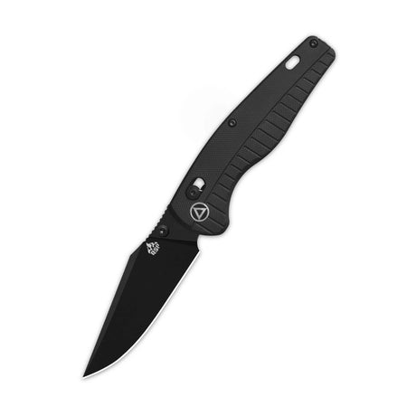 QSP Reptile Glyde Lock Pocket Knife 14C28N Blade Black G10 Handle