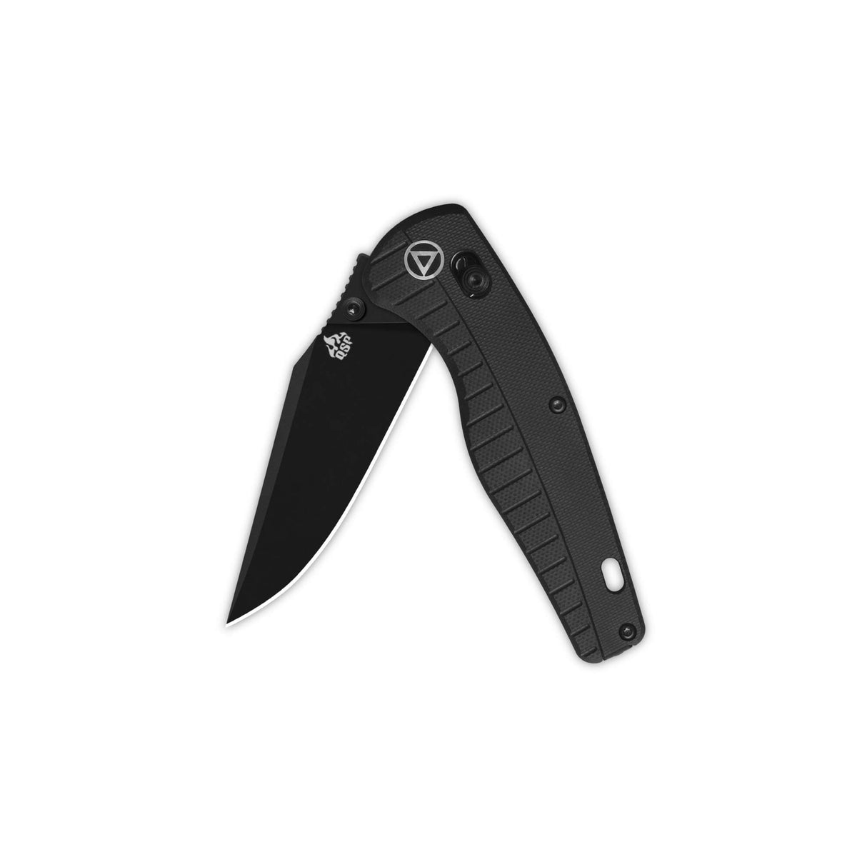 QSP Reptile Glyde Lock Pocket Knife 14C28N Blade Black G10 Handle